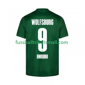 Fußballtrikots VfL Wolfsburg Mohamed Amoura 9 2025-2026 Kurzarm Heimtrikotsatz kaufen
